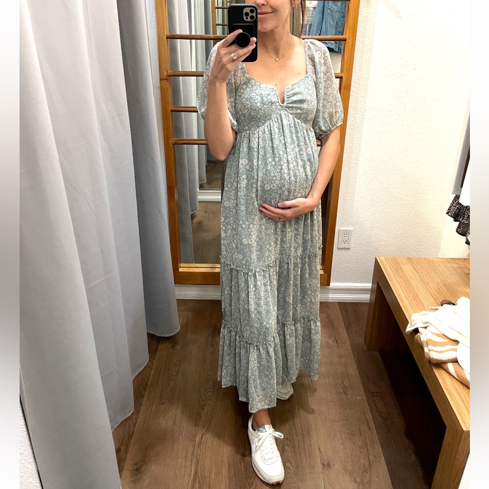 Saltwater LUXE Blue Floral Maxi Dress